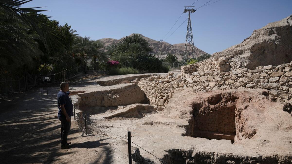 Tell Es Sultan archaeological site near Jericho, West Bank. — AP