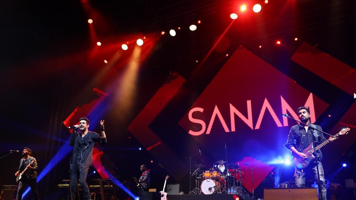 Sanam slay it at debut Dubai concert