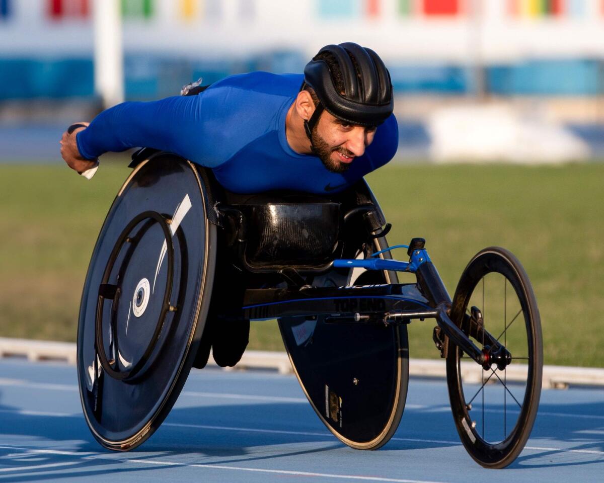 UAE's paralympic star Mohammed Alhammadi. — Supplied photo