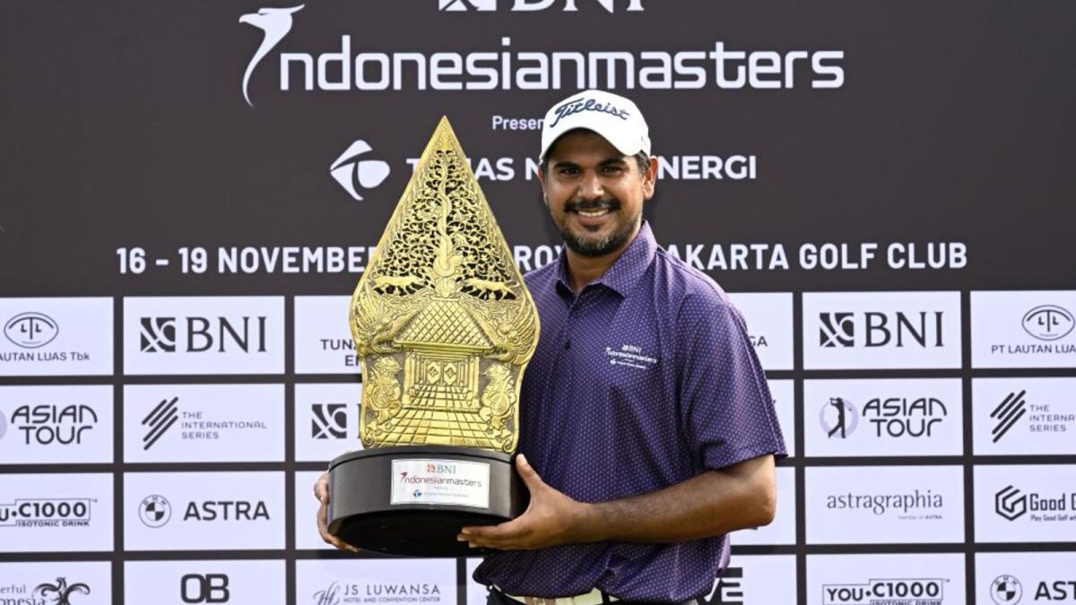 Dubai Golden VISA Awardee Gaganjeet Bhullar, winner of the recent BNI Indonesia Masters presented by Tunas Niaga Energi, is confirmed to play in the LIV Golf Promotions event at Abu Dhabi Golf Club next week. - Supplied photo