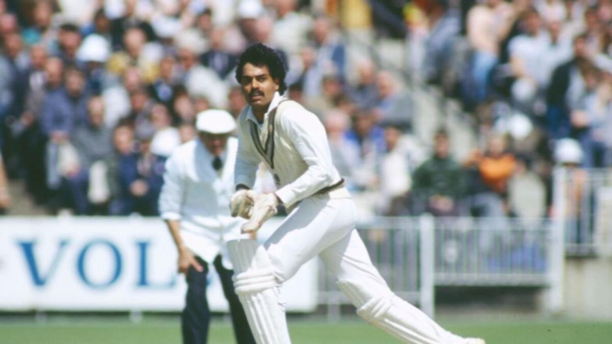 Six of Dilip Vengsarkar's 17 Test hundreds came against the legendary West Indies fast bowlers in the 1970s and 1980s. (ICC Twitter)
