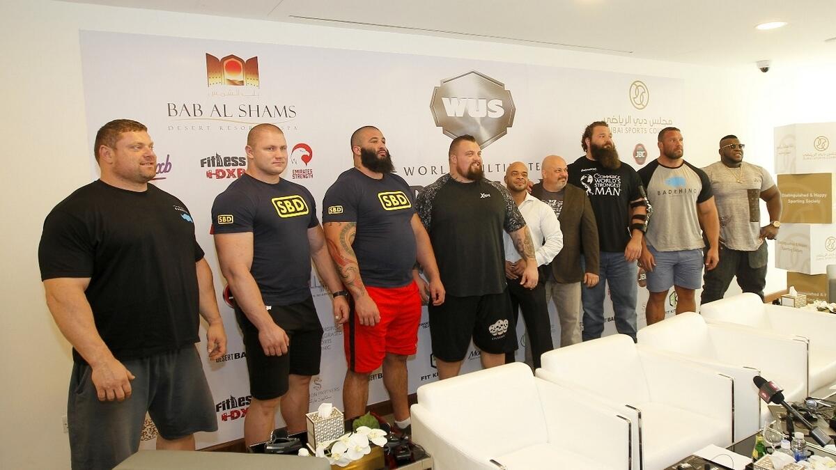 Worlds strongest men to go head-to-head in Dubai  