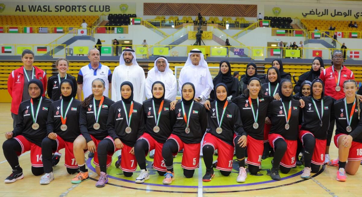 Sharjah Women's Sports Club players concluded their season with an outstanding 335 medals. — Supplied photo