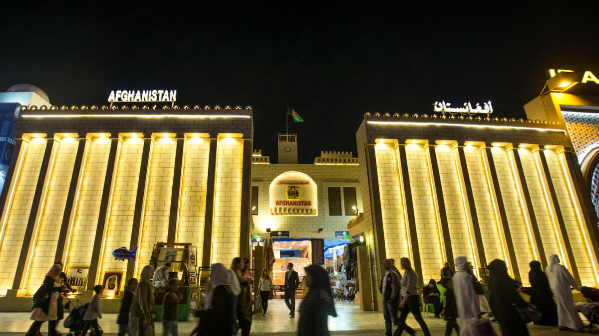 Afghanistan pavilion at Global Village, Dubai.—FILE PHOTO