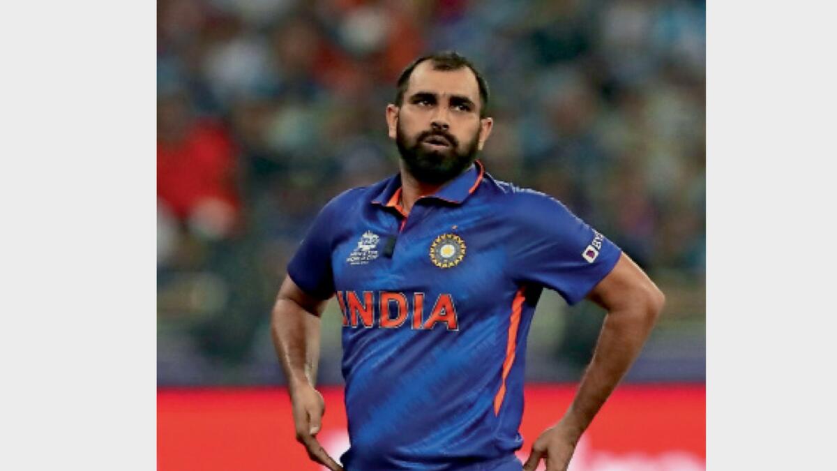 Indian fast bowler Mohammed Shami. (AP)