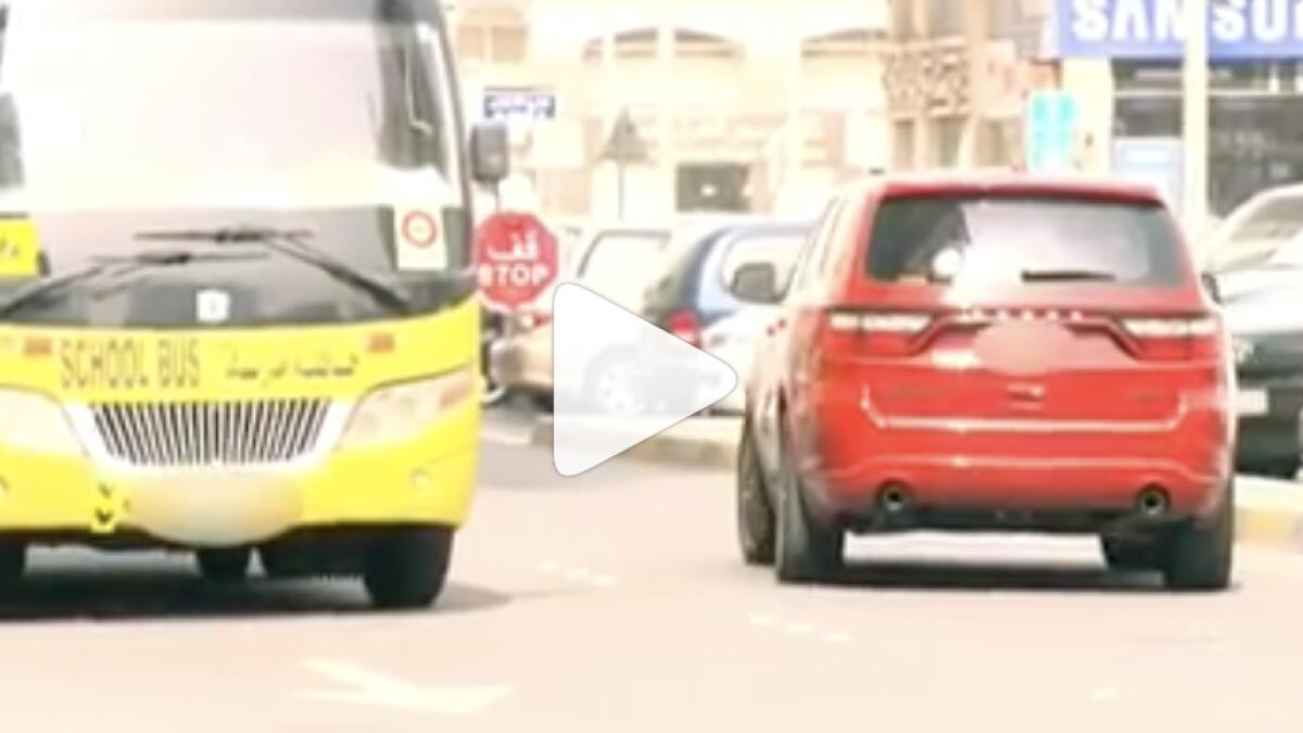 Dh1,000 traffic violation caught on camera in UAE