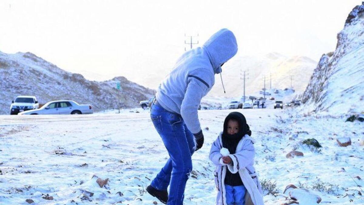 'The country is experiencing its most intense cold snap since 2016,' Hassan Abdallah from the Wasm meteorological centre, said on Thursday, February 13.- SPA