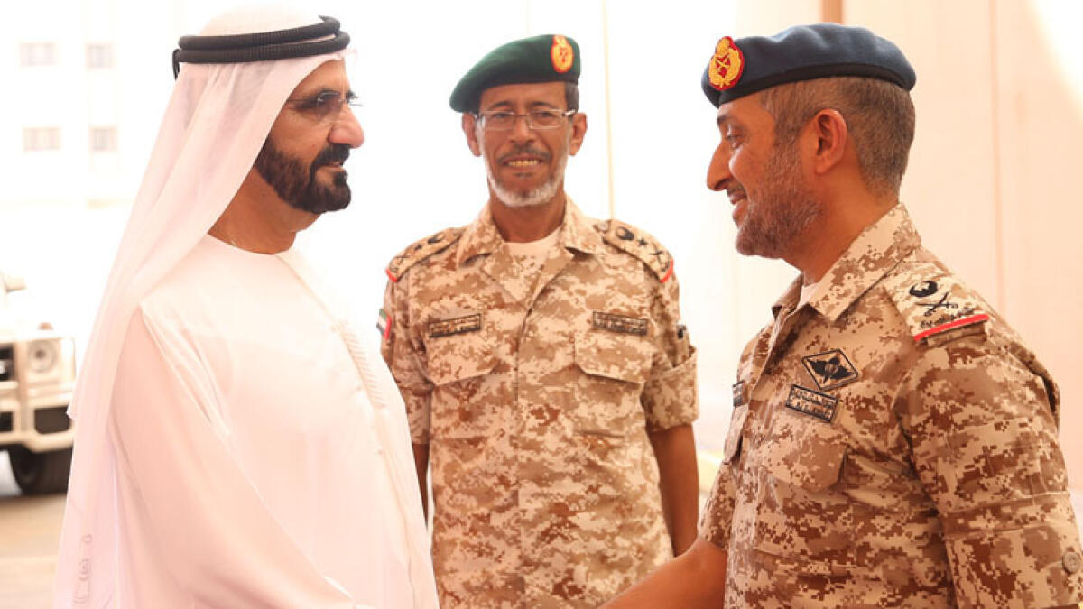 2015: Thank you, our armed forces: Sheikh Mohammed asked individuals and organisations to share a message of thanks and support to the brave sons and daughters of the UAE