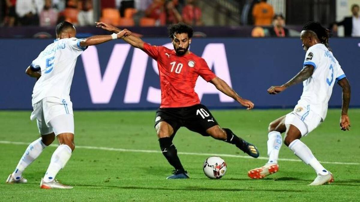 Egypt's Mohamed Salah during last year's Africa Cup of Nations. - AFP file
