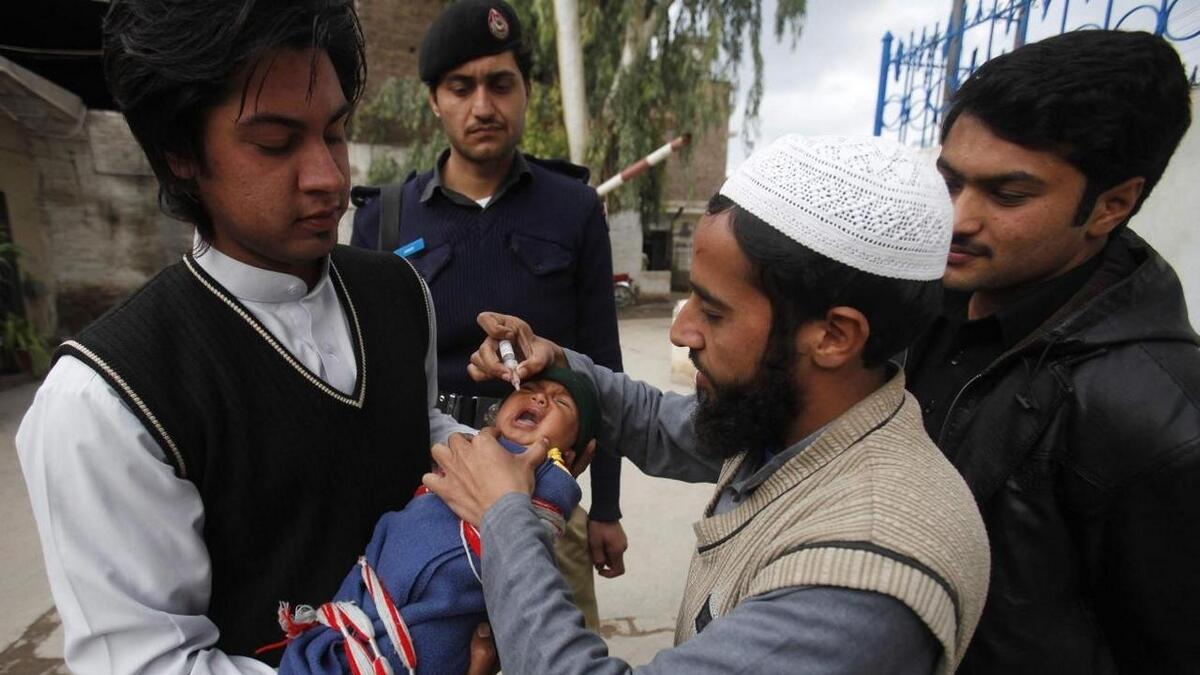 Pakistan, blast, polio vaccine