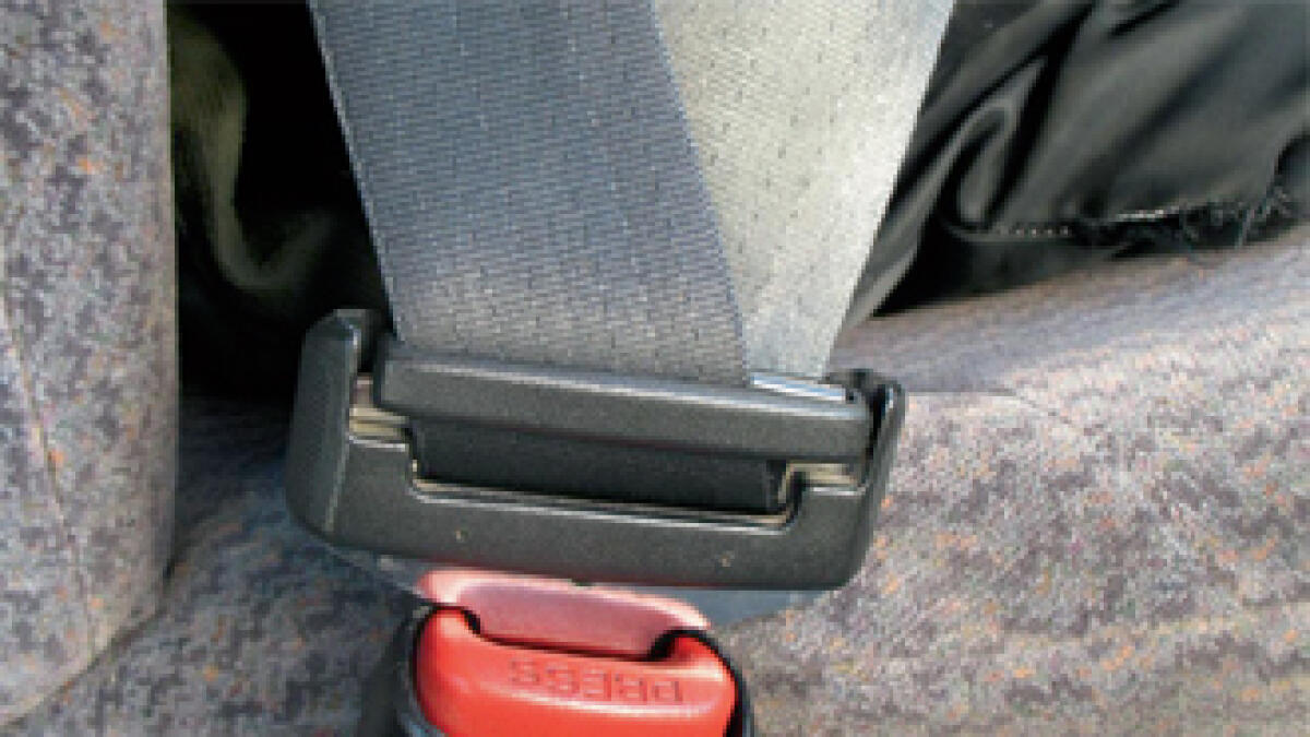 Seat belt made mandatory for backseat passengers