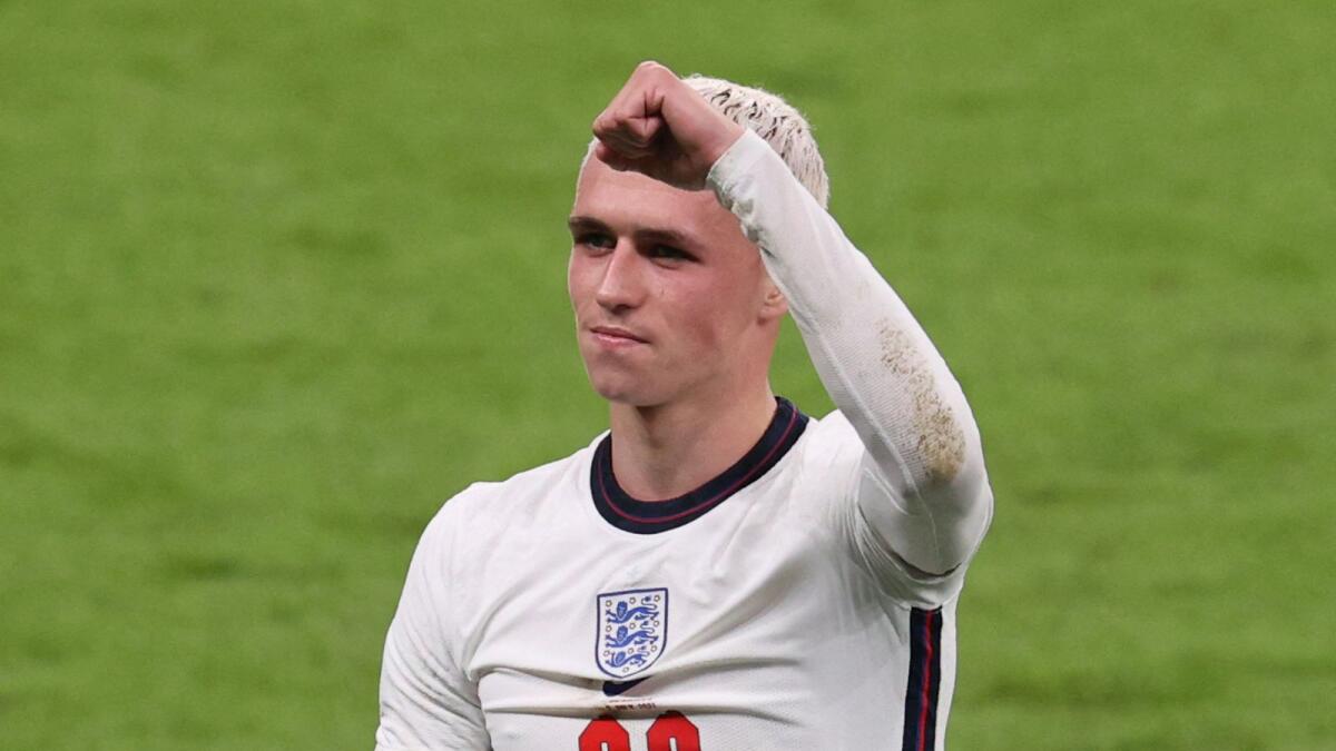 Phil Foden is suffering from a minor injury. — AFP