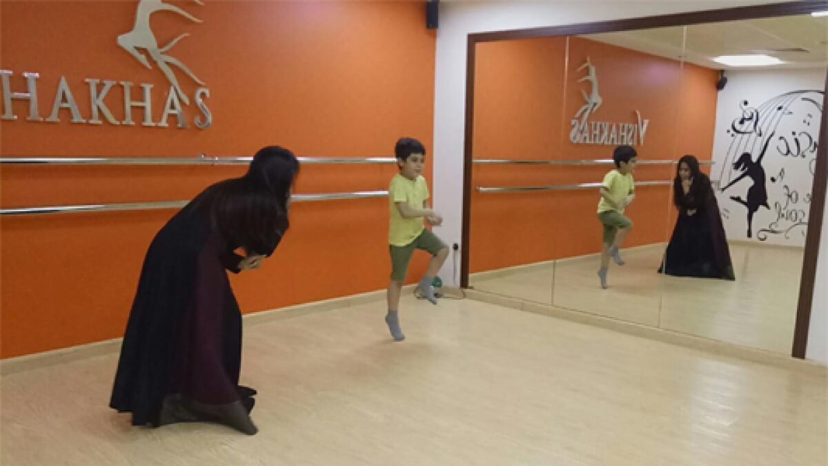 BUSTING A MOVE: For seven-year-old Suleman (pictured above), dance provides an effective outlet