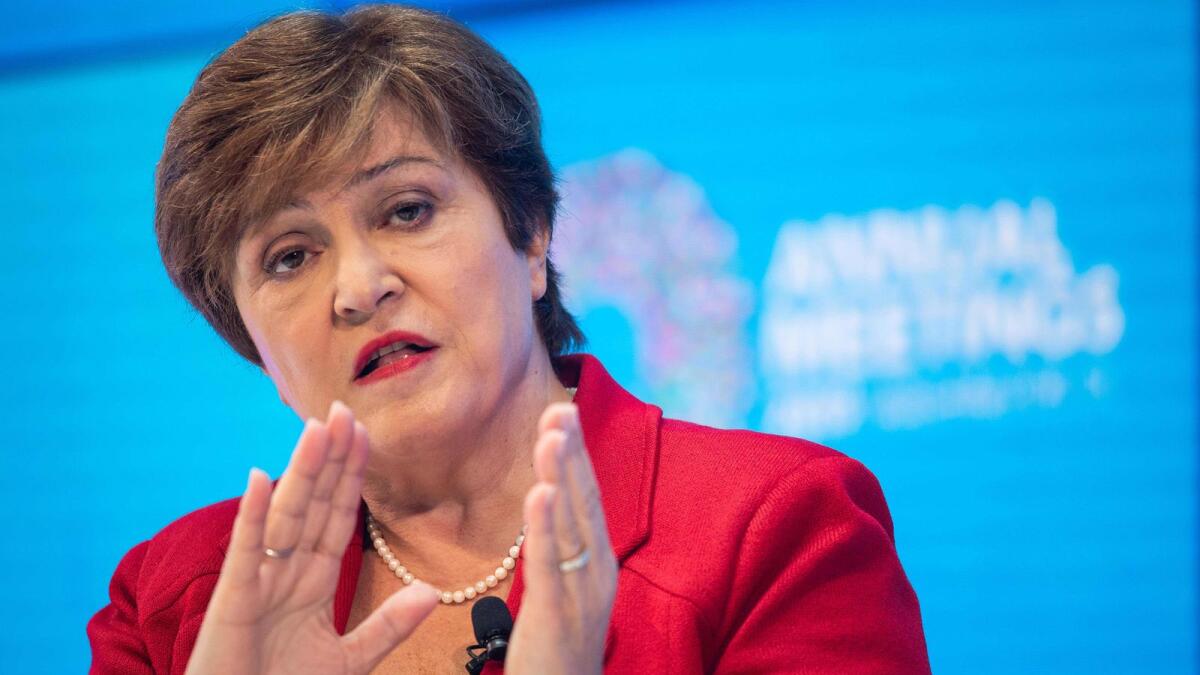 The IMF managing director Kristalina Georgieva said SDRs are a precious resource and the decision on how best to use them rests with IMF member countries. — File photo