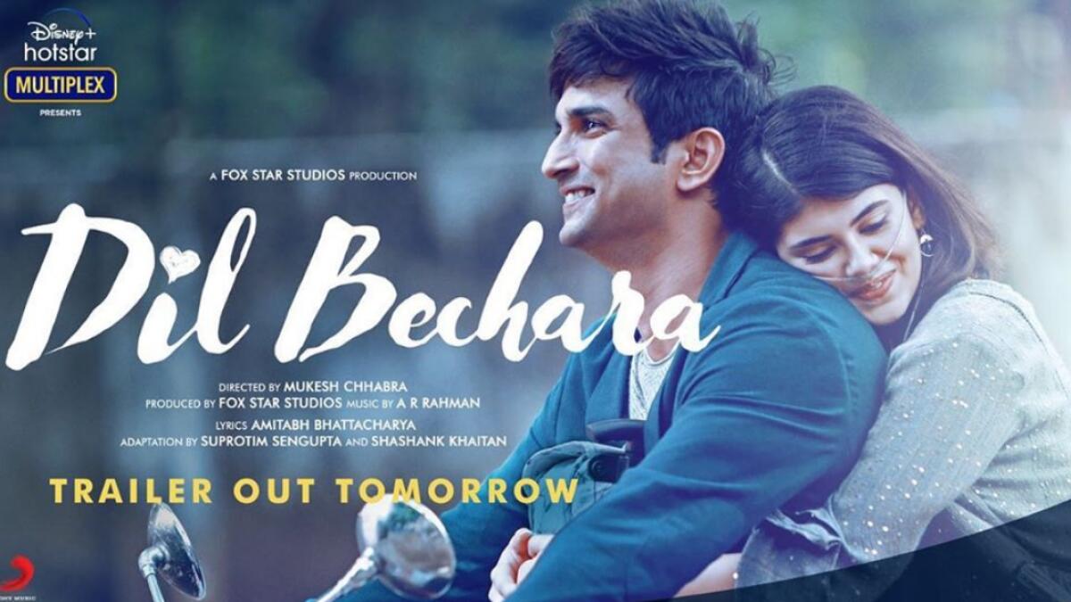 Dil Bechara, trailer, release, date, Sushant Singh Rajput, Sanjana Sanghi