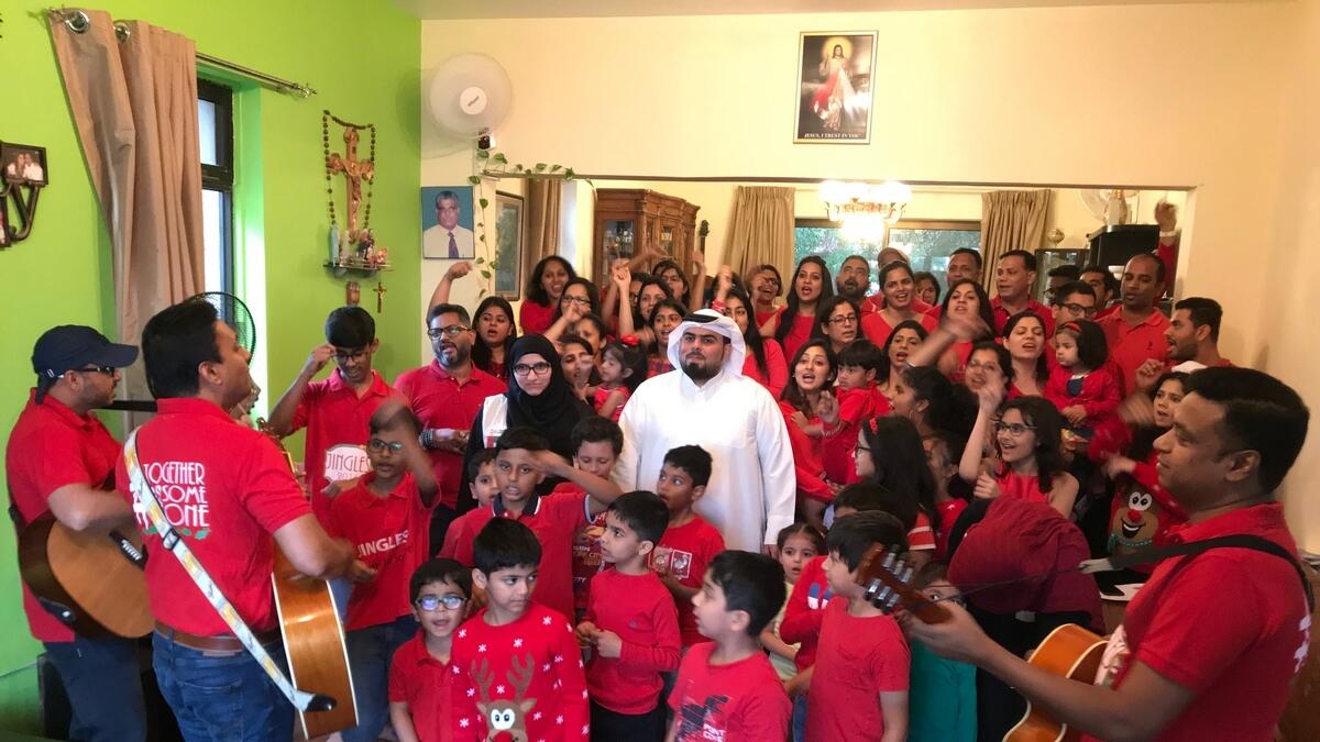 Dubai, group, sing, Xmas, carols, help, 4-year-old, rare genetic disease, Non-Hodgkin’s Lymphoma