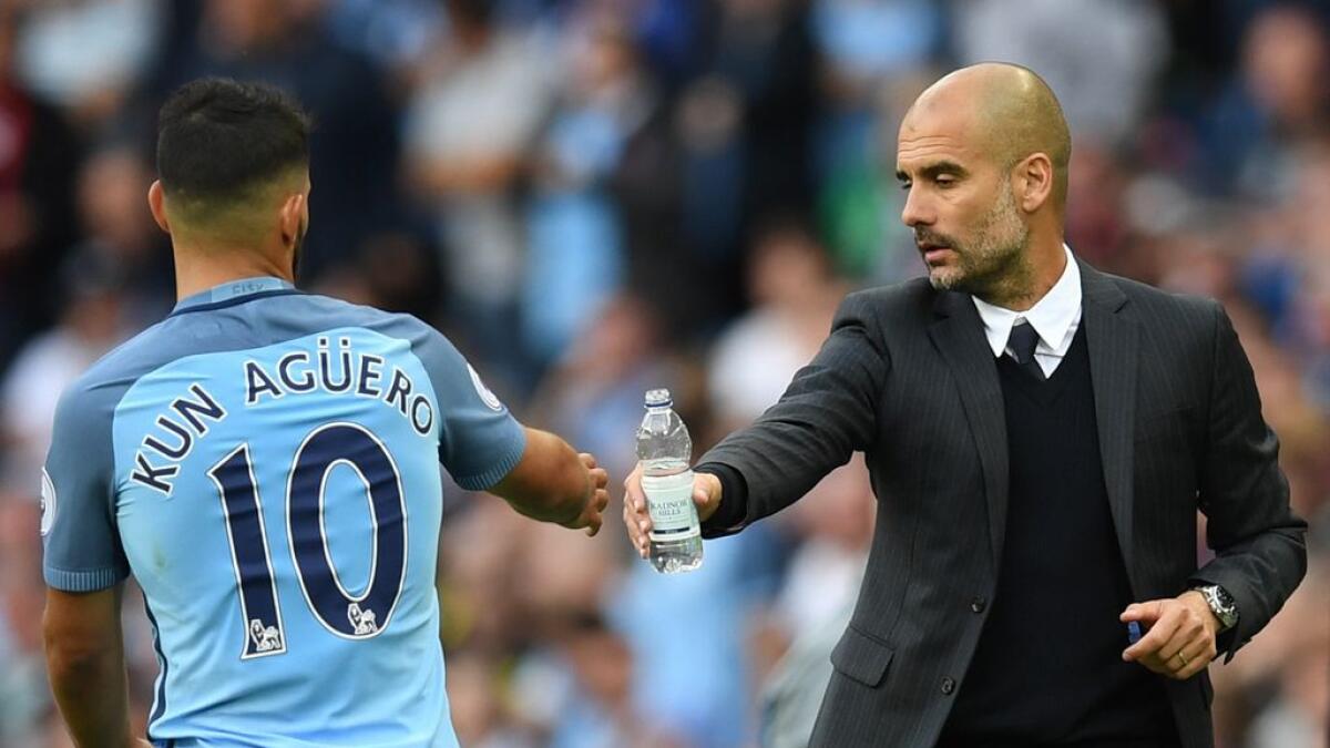  Guardiola wants more from Aguero
