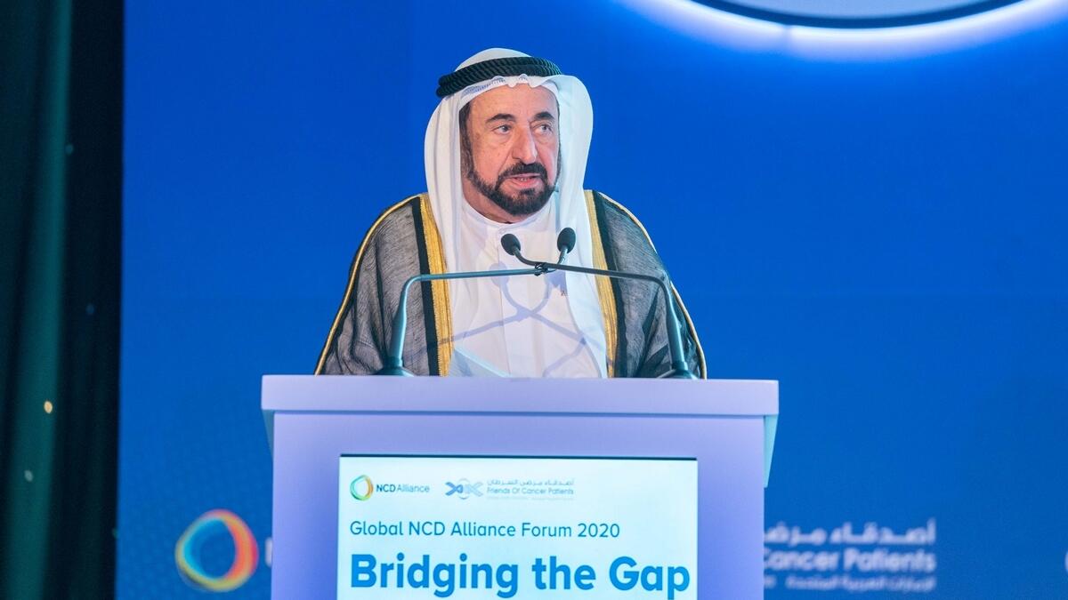 Sheikh Dr Sultan, stresses, promote, healthy habits,  