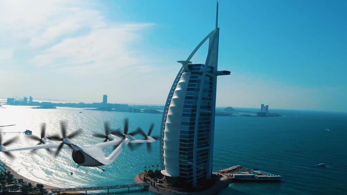 Dubai, transport, RTA, UAE, Burj Khalifa, Burj Al Arab, Dubai International Airport, vertiport, vertiport, air taxi, electric vertical take-off and landing
