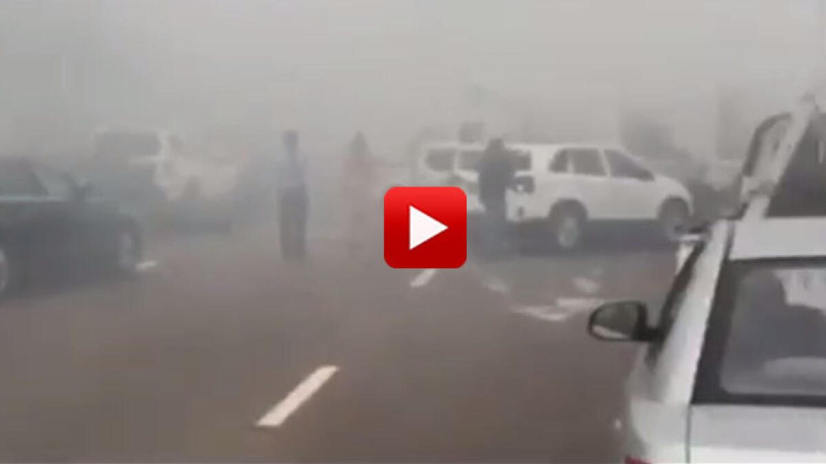 69 car pile-up on Abu Dhabi-Al Ain road injures 17