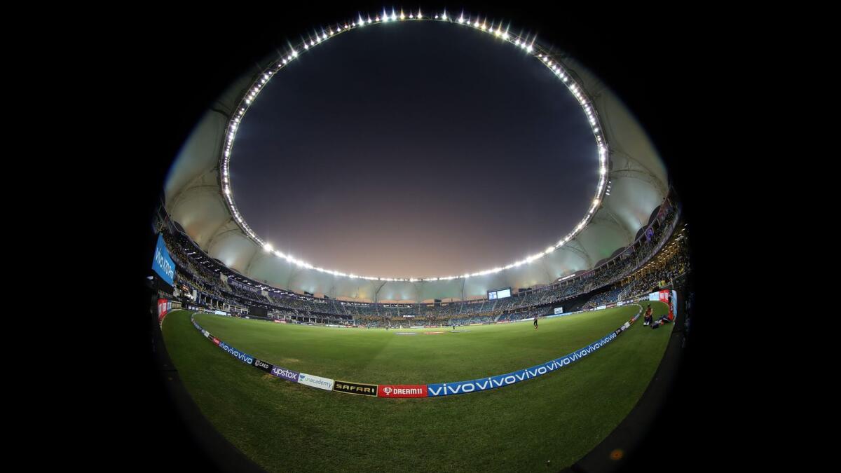 The dew in Dubai favours the chasing side in an evening game. — BCCI