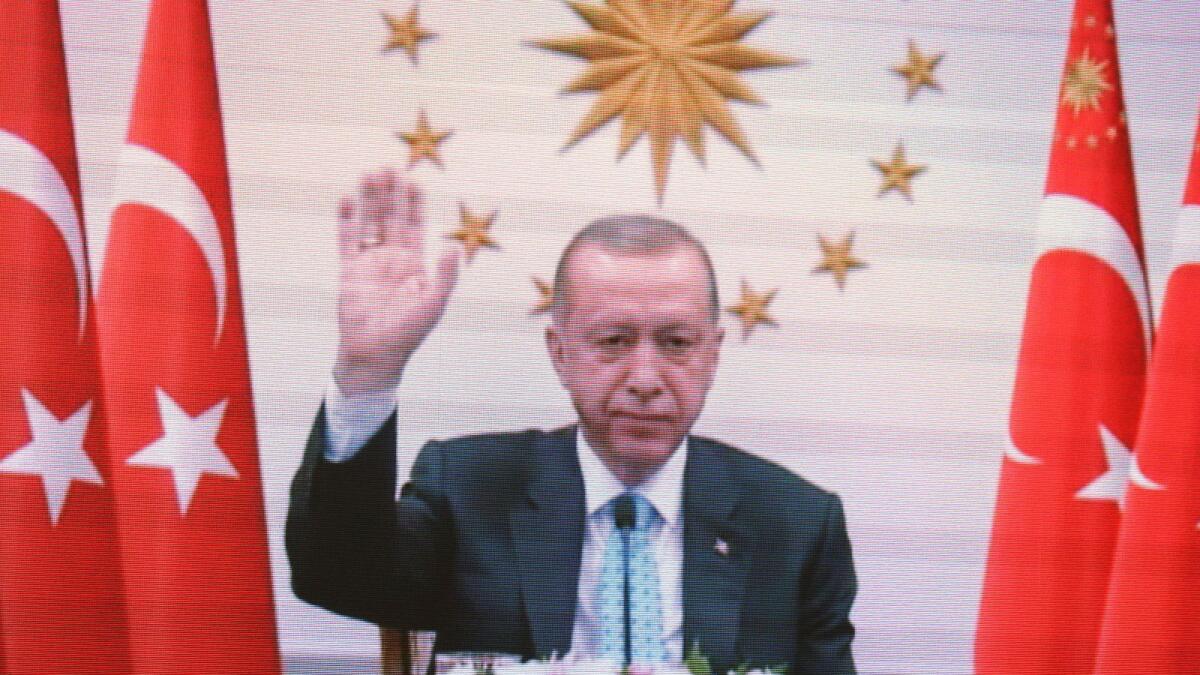 Turkish President Recep Tayyip Erdogan. — AP file