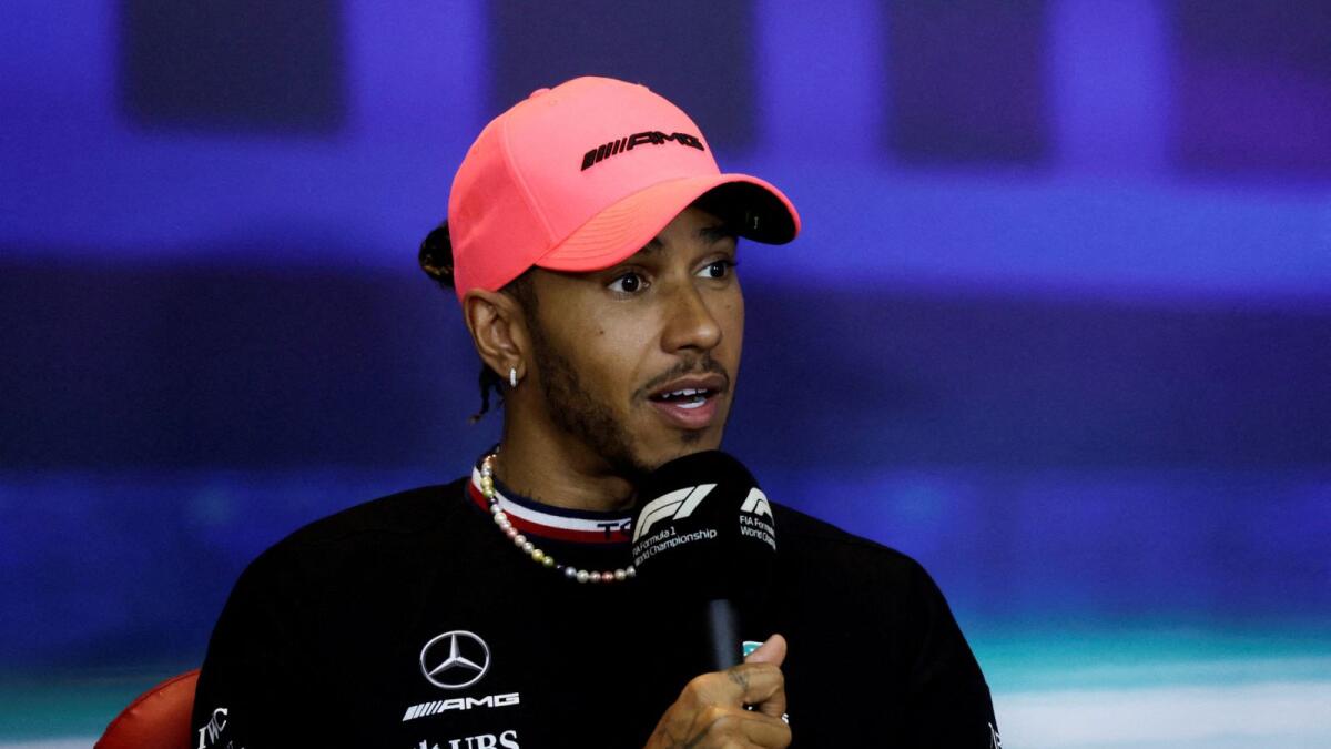 Mercedes' Lewis Hamilton. — Reuters file