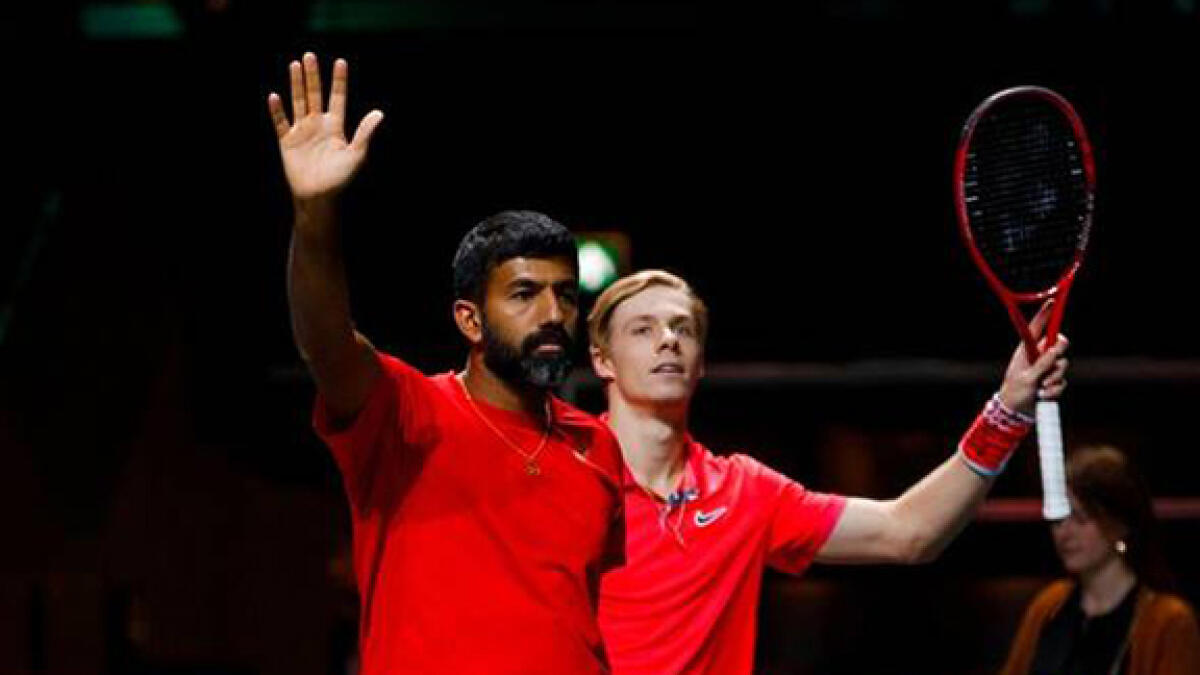 Rohan Bopanna and Denis Shapovalov prevailed over the German duo Kevin Krawietz and Andreas Mies 4-6, 6-4, 6-3 to advance to the US Open quarterfinals. -- Twitter