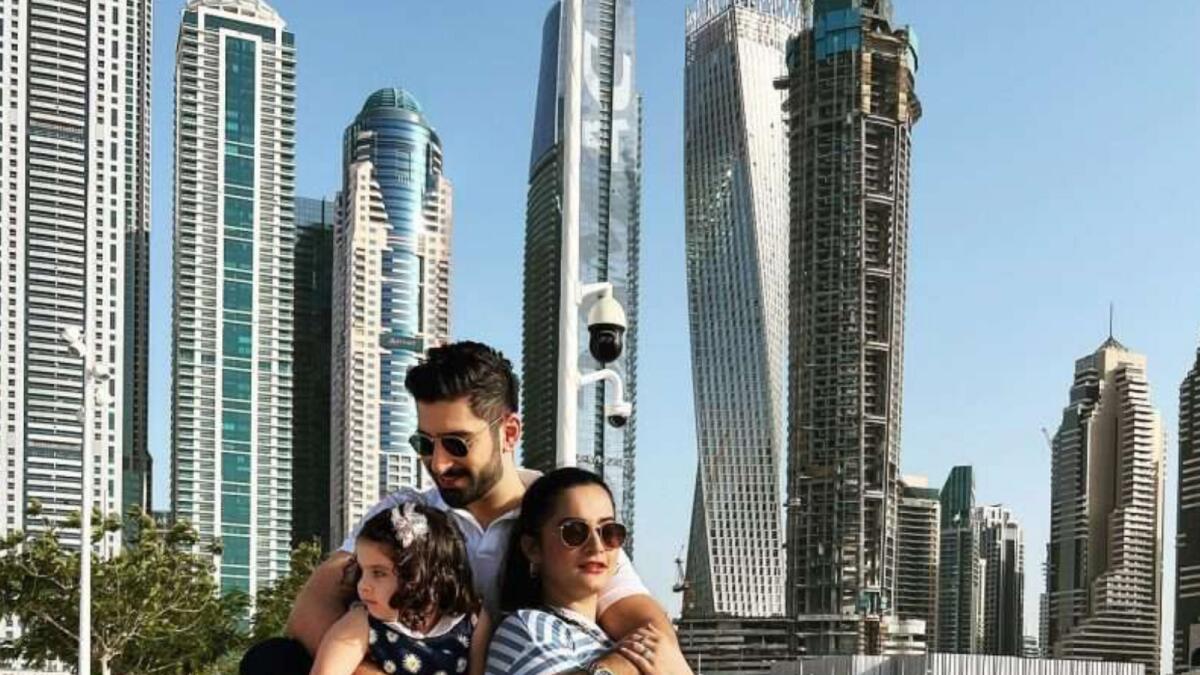 Muneeb Butt and his family are on vacation in Dubai. Instagram