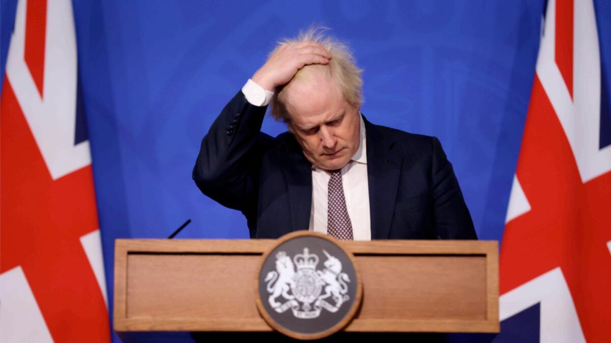 British Prime Minister Boris Johnson. — AP