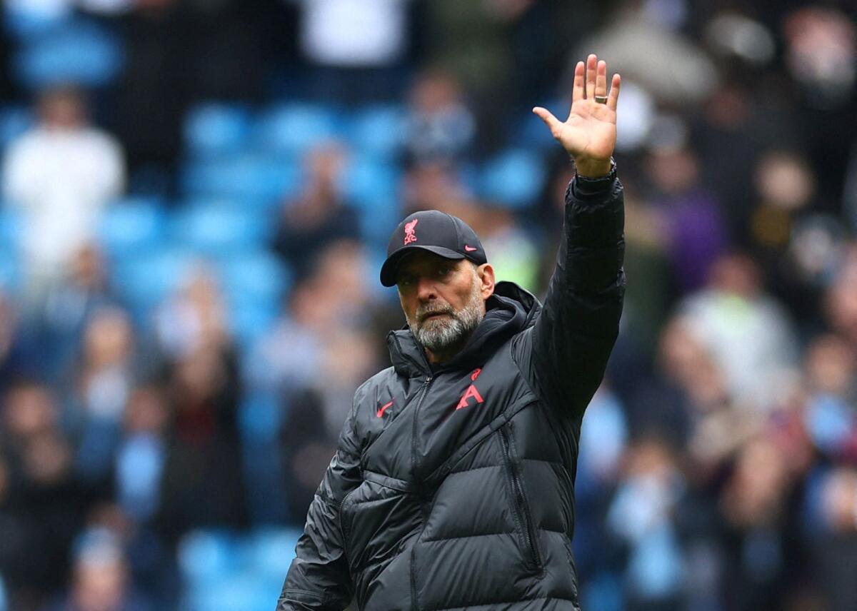 Liverpool manager Jurgen Klopp. — Reuters