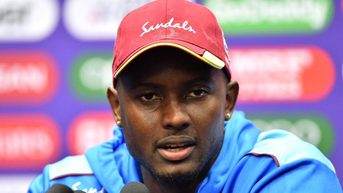 West Indies' captain Jason Holder. (AFP)