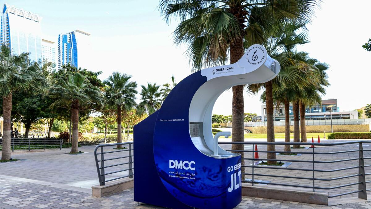 Dubai Can - Water stations available across the city to encourage ‘refill culture'. Photo: Dubai Media Office