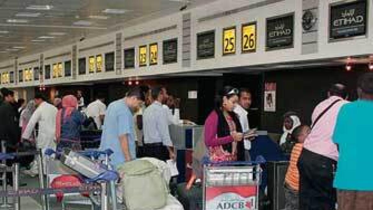 Abu Dhabi airport passengers up 15 per cent