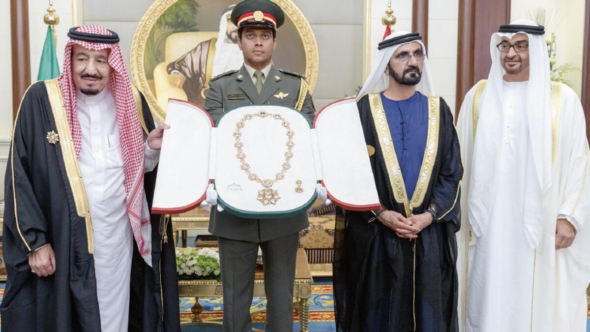 UAE celebrates 88th Saudi National Day