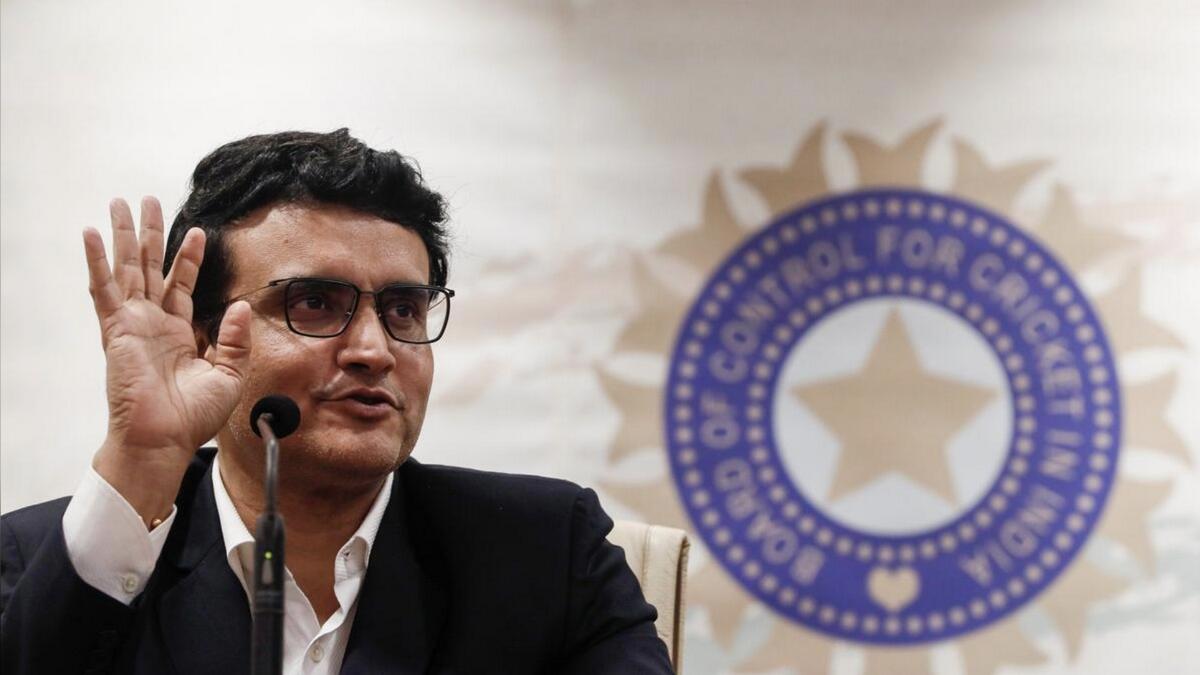 Former Indian captain and current BCCI president Sourav Ganguly. - Reuters file