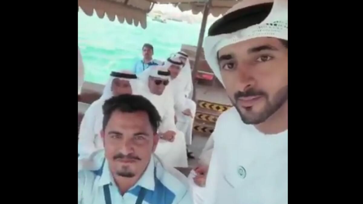 Video: Sheikh Hamdan surprises Pakistani abra captain in Dubai