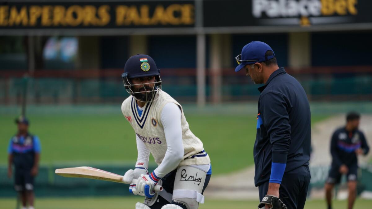 Indian Test captain Virat Kohli (left) can seek help from coach Rahul Dravid. — BCCI Twitter