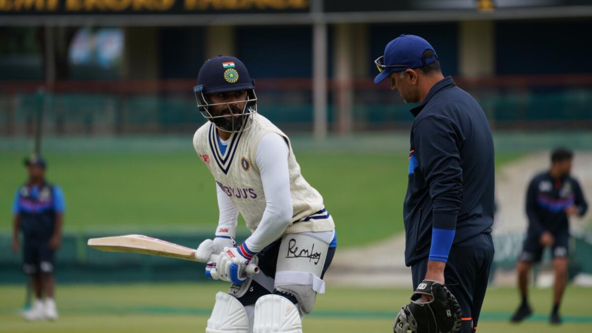 Indian Test captain Virat Kohli (left) can seek help from coach Rahul Dravid. — BCCI Twitter