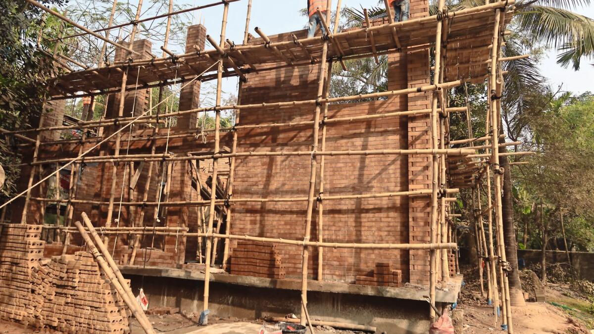 The creation of the latest concept home in Dhaka provided the opportunity for around 100 local people to be trained in the construction process.