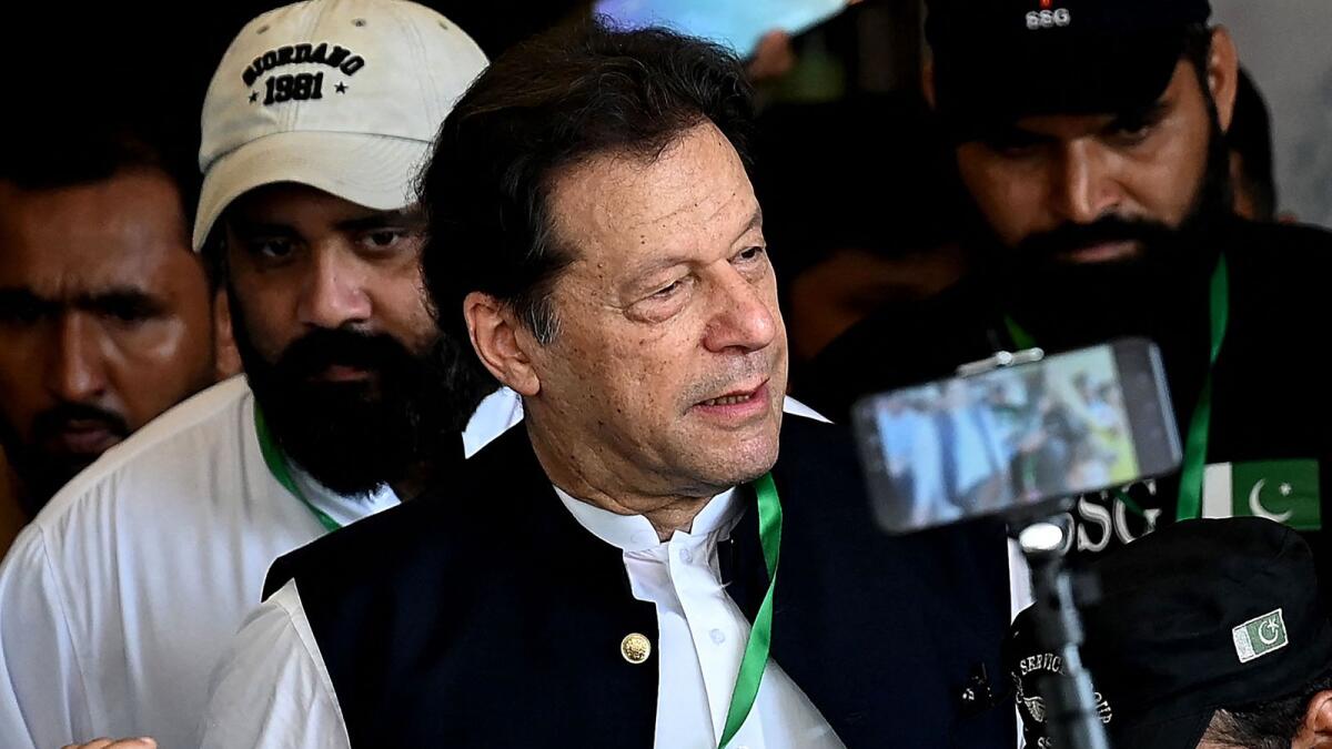 Pakistan's former Prime Minister Imran Khan. Photo: AFP file
