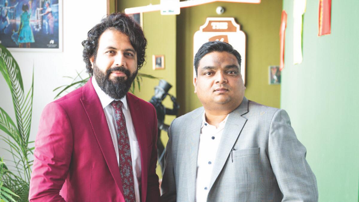 Suraj Jumani, COO (left), with Ravinder Soni, CEO, BlueChip Group of Companies