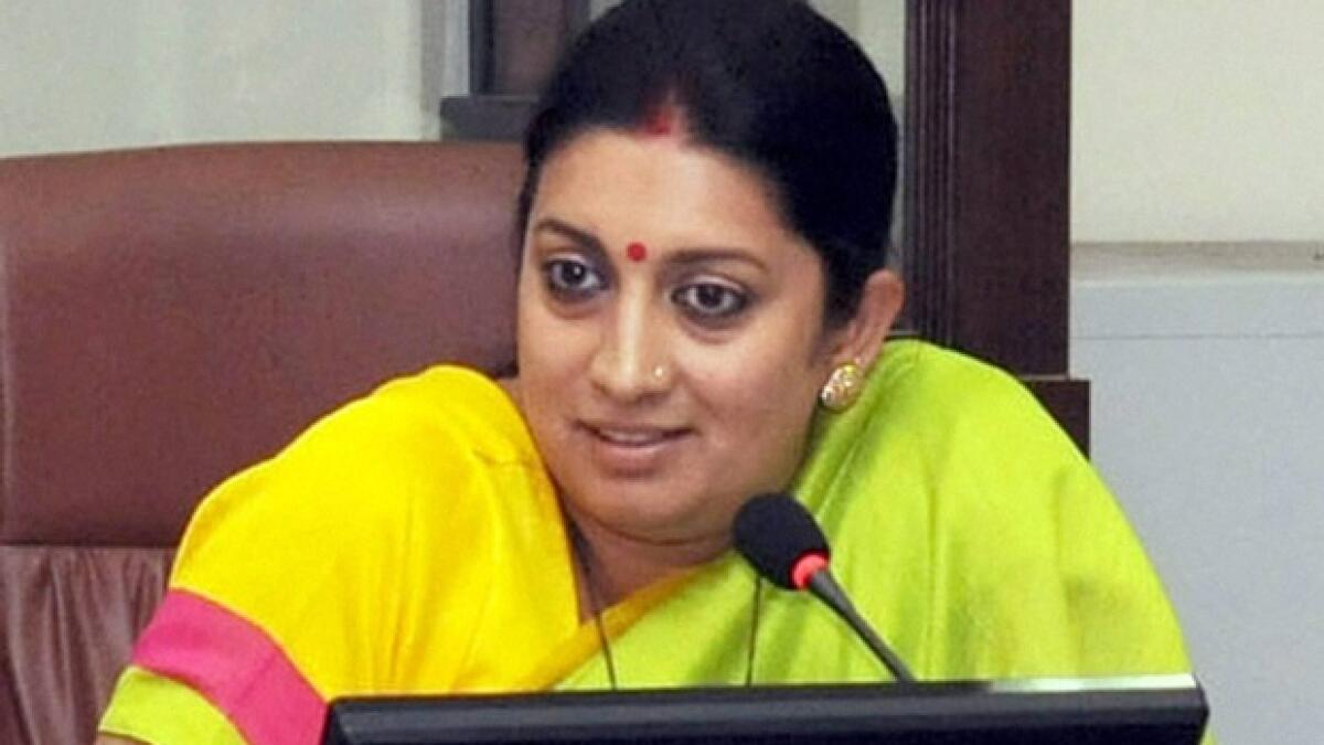 Smriti Irani does it for the BJP