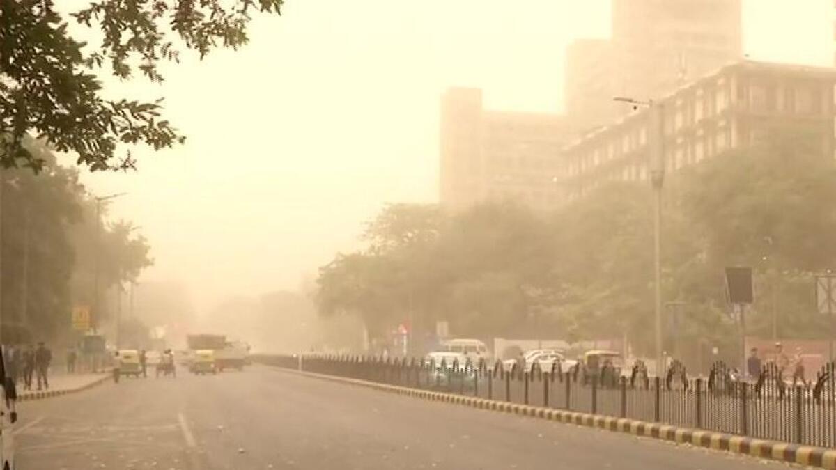 Delhi flights suspended due to severe dust storm