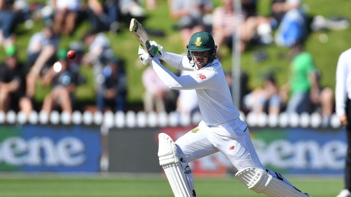 De Kock drives S. Africa ahead in second Test against New Zealand