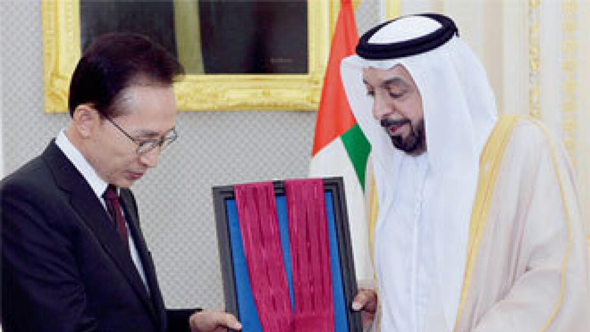 Korean leader hails UAE achievements