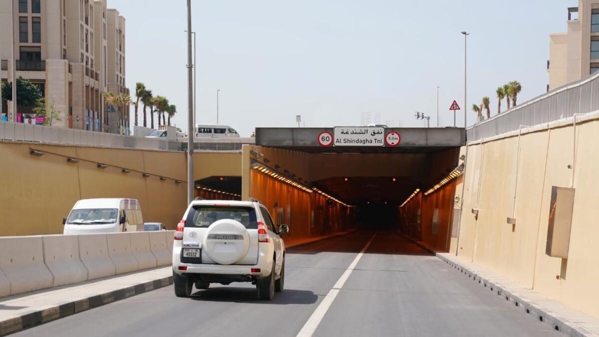 The revamped Al Shindagha Tunnel. Photo: Supplied