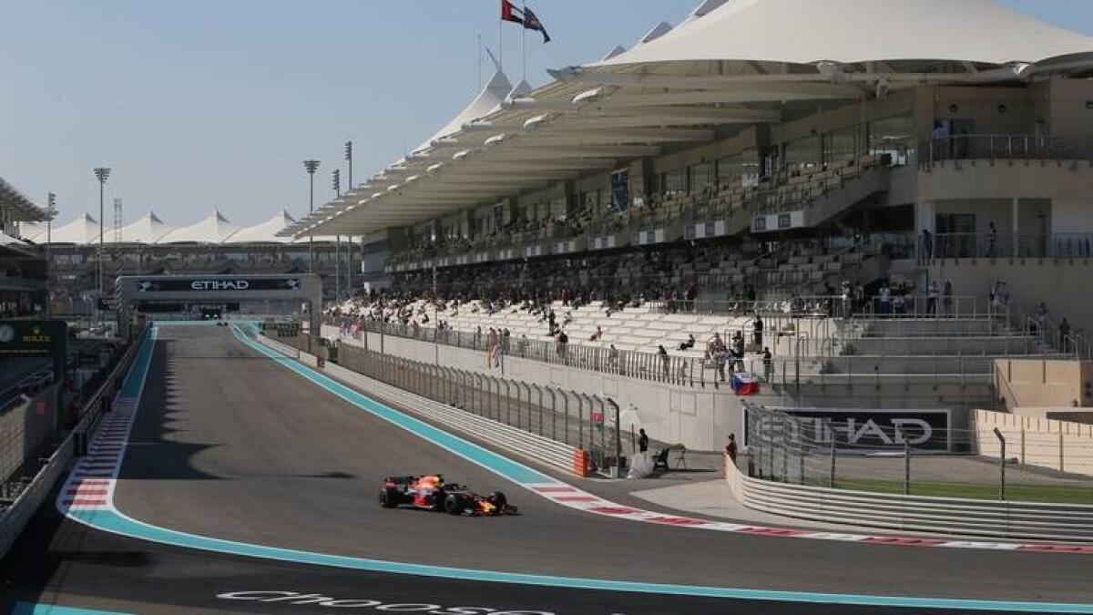 The Yas Marina Circuit in Abu Dhabi. - KT file