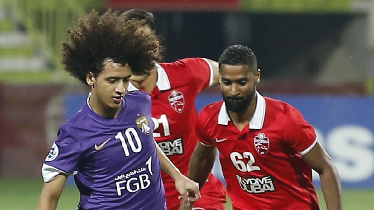 Omar Abdulrahman scored Al Ain’s opening goal with a curling freekick in a thrilling pre-season tour match against Wydad. — AFP file