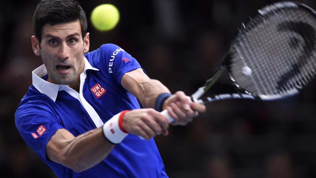 Serbia’s Novak Djokovic is looking to claim a fourth consecutive ATP Tour Finals title. 